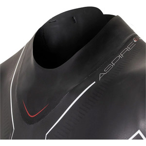 2024 Zone3 Mens Aspire Back Zip Swim Wetsuit WS22MASP101 - Black / Red